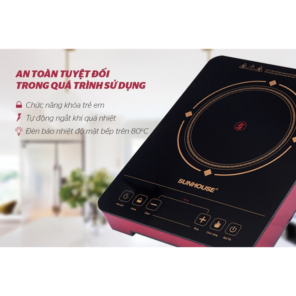 Bếp hồng ngoại cảm ứng SUNHOUSE SHD6014