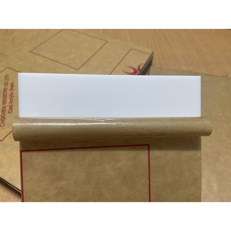 Mica Trắng Sữa, Mica Đài Loan dày 2mm cắt theo yêu cầu 12x45cm