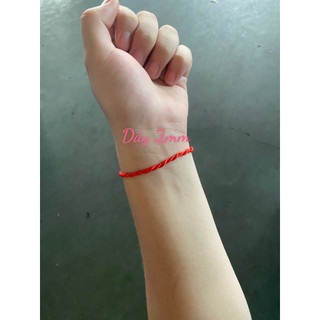 Vòng Tay Chỉ Đỏ Dây Rút May Mắn