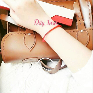 10 Vòng Tay Sợi Chỉ Đỏ May Mắn thắt nút