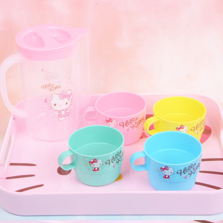 Bình nước Hello Kitty siêu xinh – Có set bình kèm 4 cốc & bình lớn 2L tiện dụng 💧🎀