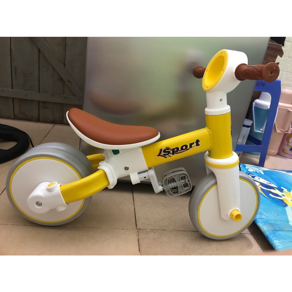 Xe đạp 3 bánh cho bé kiêm xe chòi chân thăng bằng cho trẻ từ 2 đến 5 tuổi SPORT cao cấp