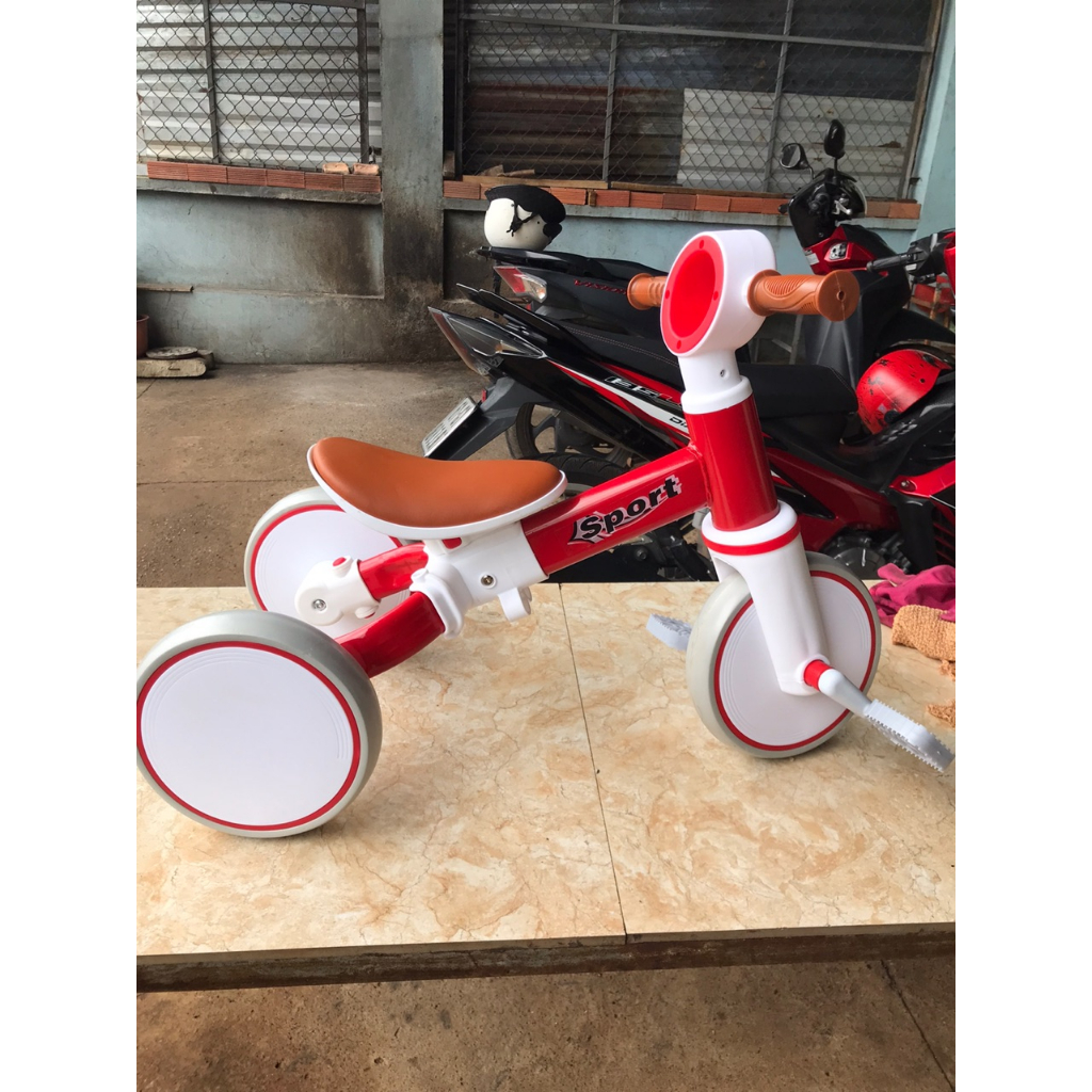 Xe đạp 3 bánh cho bé kiêm xe chòi chân thăng bằng cho trẻ từ 2 đến 5 tuổi SPORT cao cấp