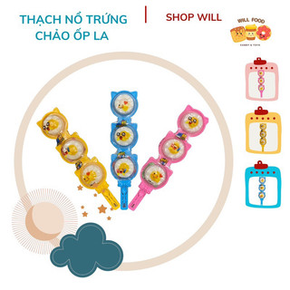 Thạch nổ trứng chảo ốp la pudding
