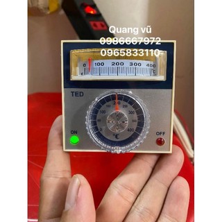đồng hồ điều khiển nhiệt độ TED kích thước 72x72 núm xoay 0~400 độ c