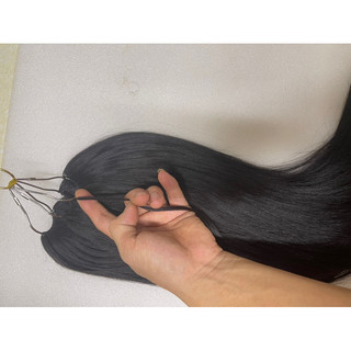 Tóc Nối Lông Vũ Chất  Tóc Thật 100% thật tự nhiên(45cm)200sợi