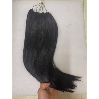 Tóc Nối Lông Vũ Chất  Tóc Thật 100% thật tự nhiên(45cm)200sợi