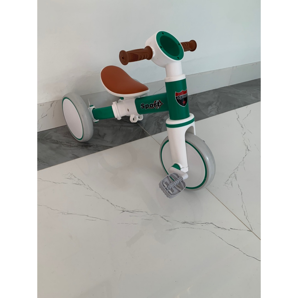 Xe đạp 3 bánh cho bé kiêm xe chòi chân thăng bằng cho trẻ từ 2 đến 5 tuổi SPORT cao cấp