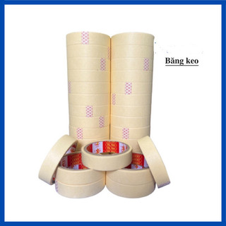Băng dính giấy 2cm .4f8 chuyên dán chữ , cuốn hàng