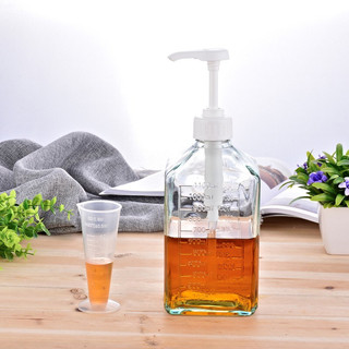 Bình Bơm Siro & Sugar Có Vòi [ Dung Tích 1100ml - Bình Thủy Tinh ]