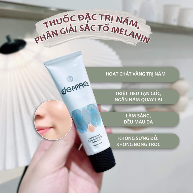 TUÝP KEM MỜ NÁM XANH DERMA