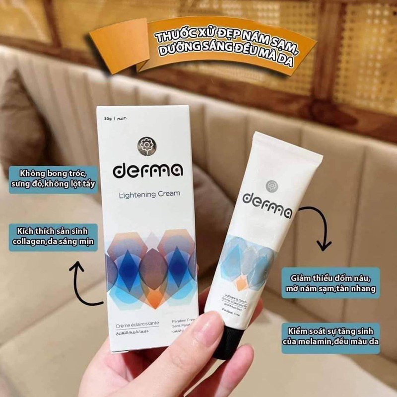 TUÝP KEM MỜ NÁM XANH DERMA