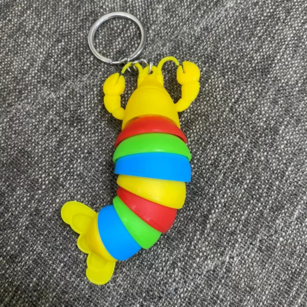 * Kho Sỉ* Móc khóa tôm hùm 7 màu siêu cute.