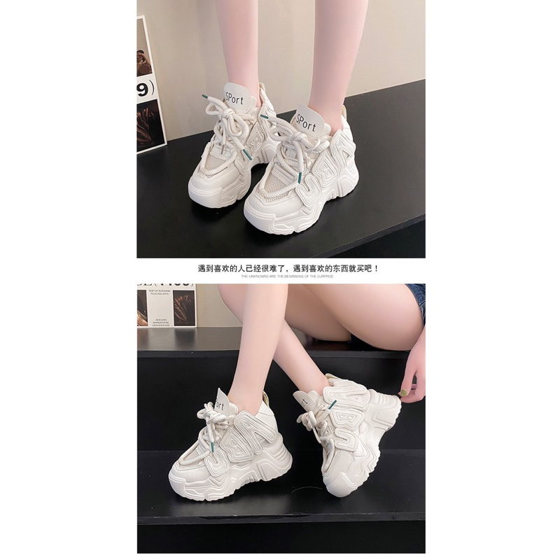 Giày thể thao thời trang độn đế 10cm