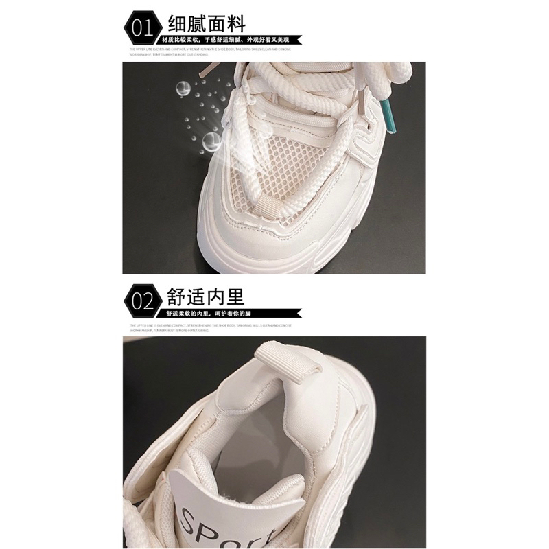 Giày thể thao thời trang độn đế 10cm