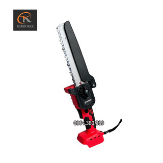 Thân Máy cưa xích Pin DRAMA không chổi than lam xích 8inch chân pin phổ thông 4cm.