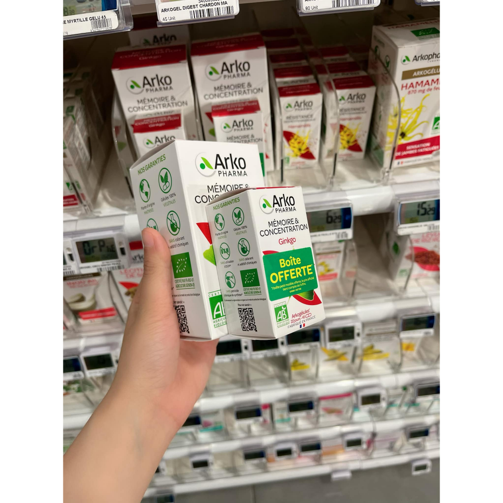 MUA 1 TẶNG 1 Viên uống bổ não Ginkgo Pháp 150 viên