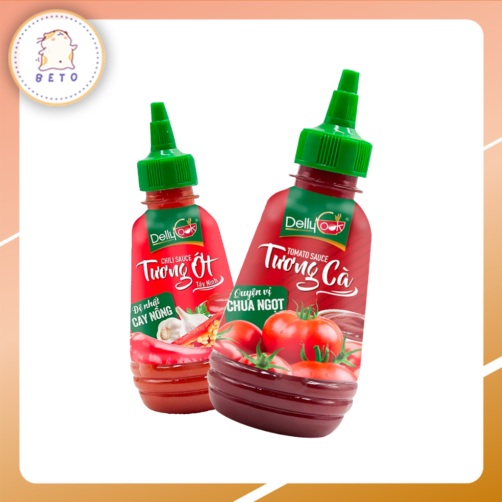 Tương ớt / Tương cà Tây Ninh Dellycook 270gr