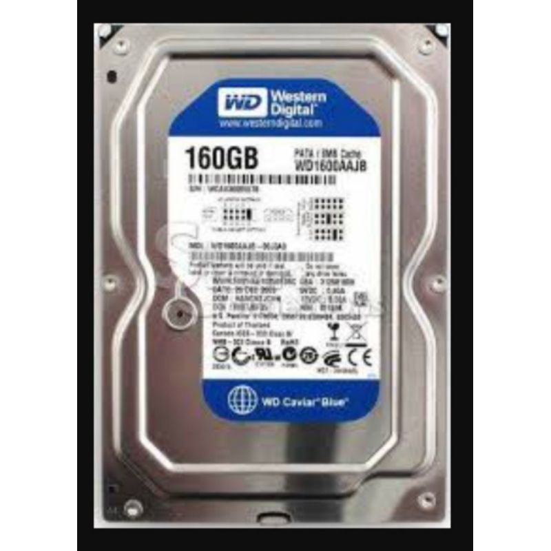 HDD ổ cứng 160G cũ, sức khỏe 100%, hỗ trợ cài Windows theo yêu cầu. | BigBuy360 - bigbuy360.vn