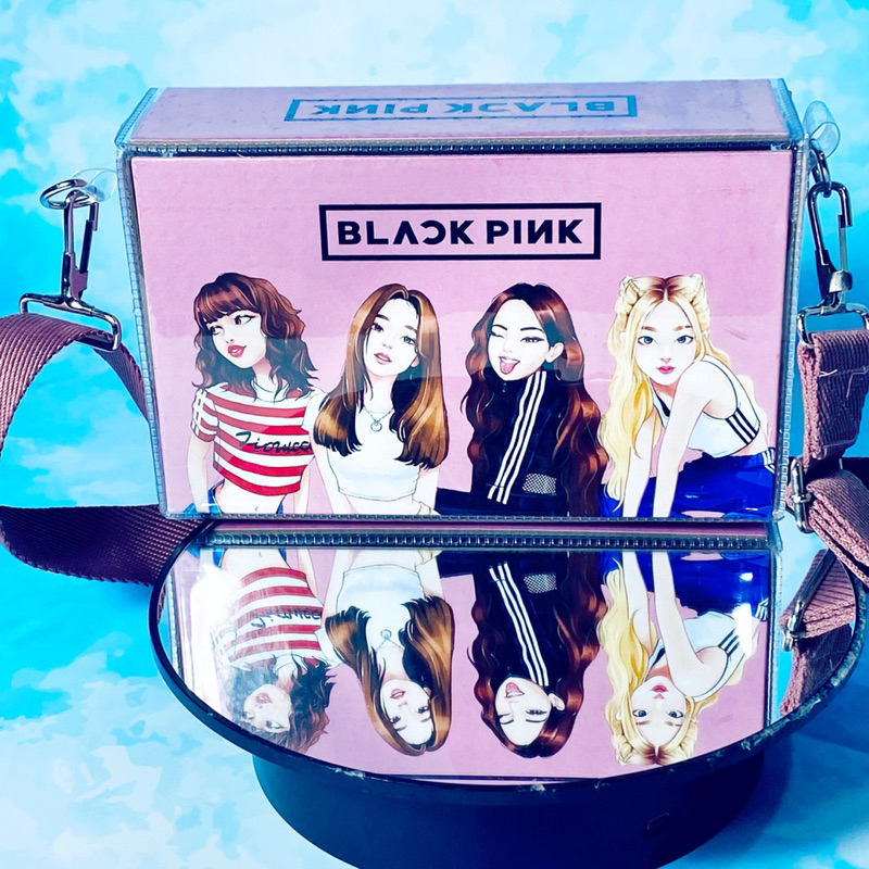 Túi custom blackpink, kháng nước 100%, có túi con bên trong, thời trang nam nữ 2023.
