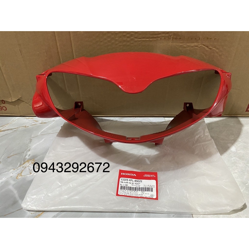 Bàn Thờ ( Nắp Trước Tay Lái ) Future 1 Đỏ Cờ Honda ( 53205KFL890ZE )
