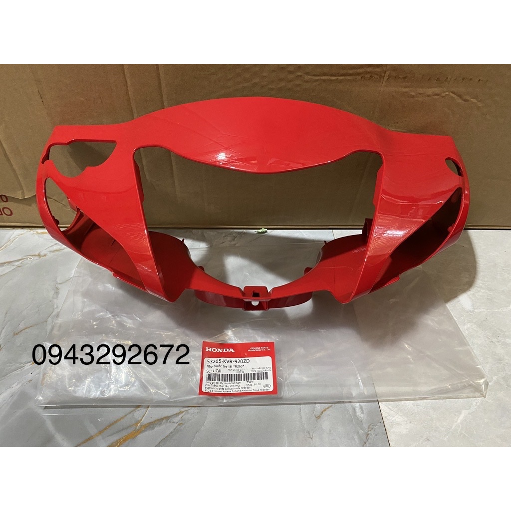 Bàn Thờ ( Nắp Trước Tay Lái ) Rs 100 (Đĩa) Đỏ Cờ Honda ( 53205KVR920ZD )