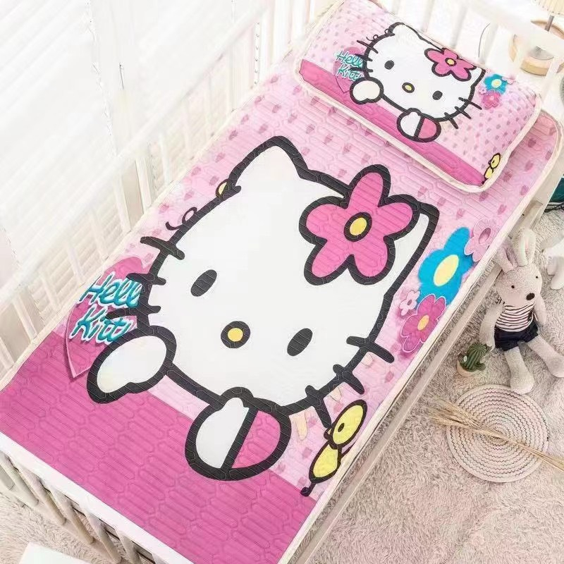 Chiếu cao su non dành cho bé, Chiếu nằm mát dành cho bé nằm quây, cũi kích thước 60cm*120cm