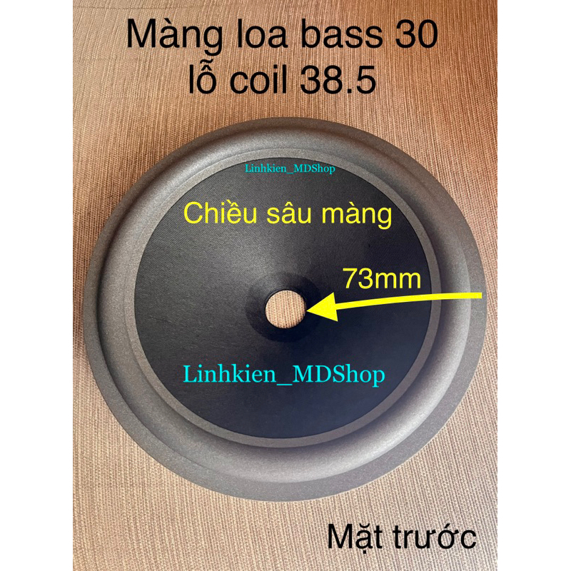Màng loa bass 30 lỗ coil 38.5 - giá 2 cái 200k