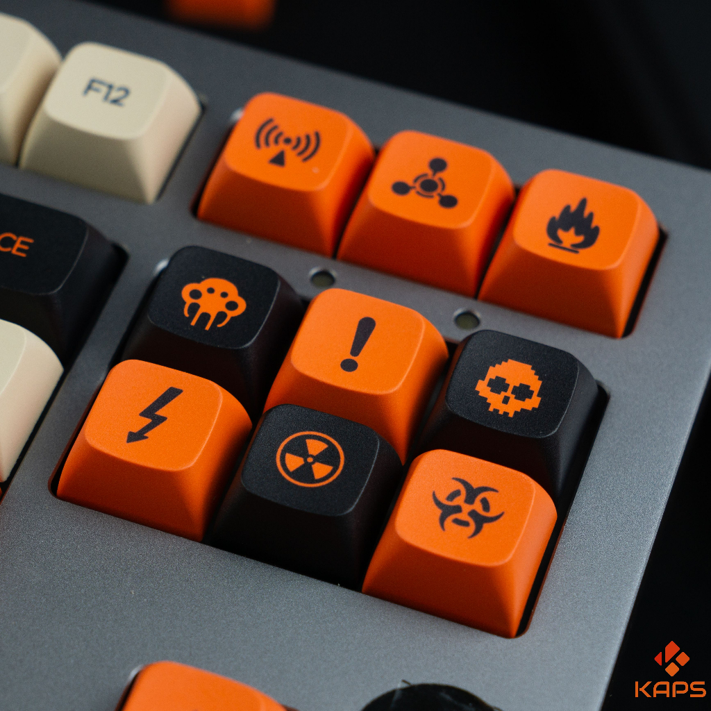 Keycap Carbon PBT profile XDA in dyesub 142 nút cho bàn phím cơ layout 108/104/98/87/84/75/68/64/61
