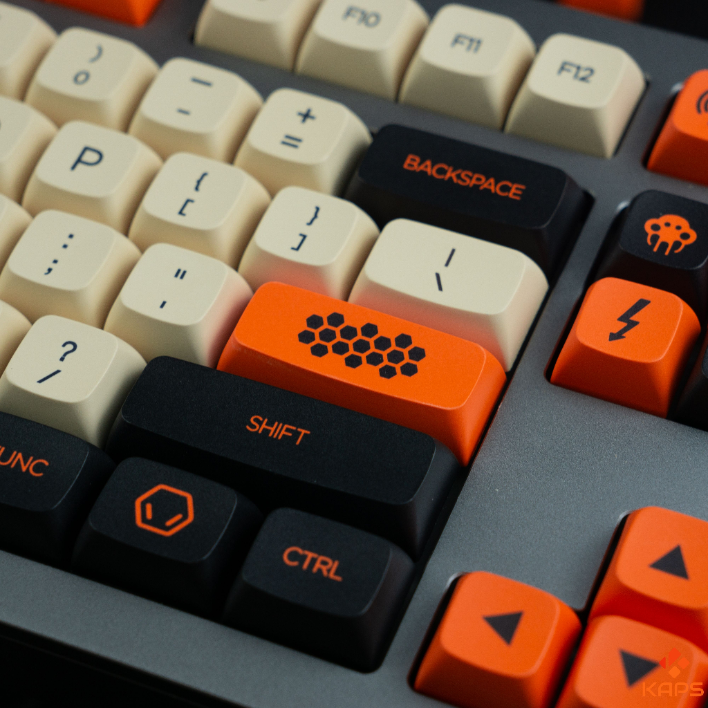 Keycap Carbon PBT profile XDA in dyesub 142 nút cho bàn phím cơ layout 108/104/98/87/84/75/68/64/61