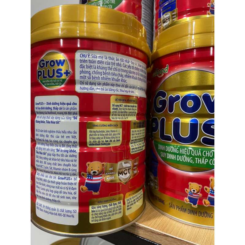 SỮA BỘT NUTI GROWPLUS ĐỎ 780G