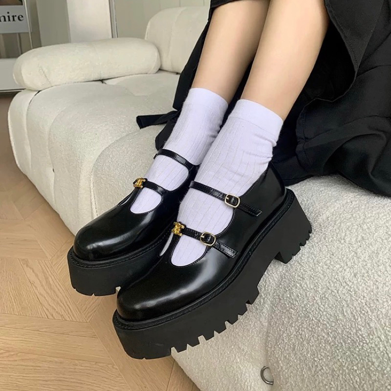 (ORDER) GIÀY CHUNKY LOAFER LISA CE.LINE L90 ĐẾ SAU 6CM ĐẾ TRƯỚC 4CM QCCC