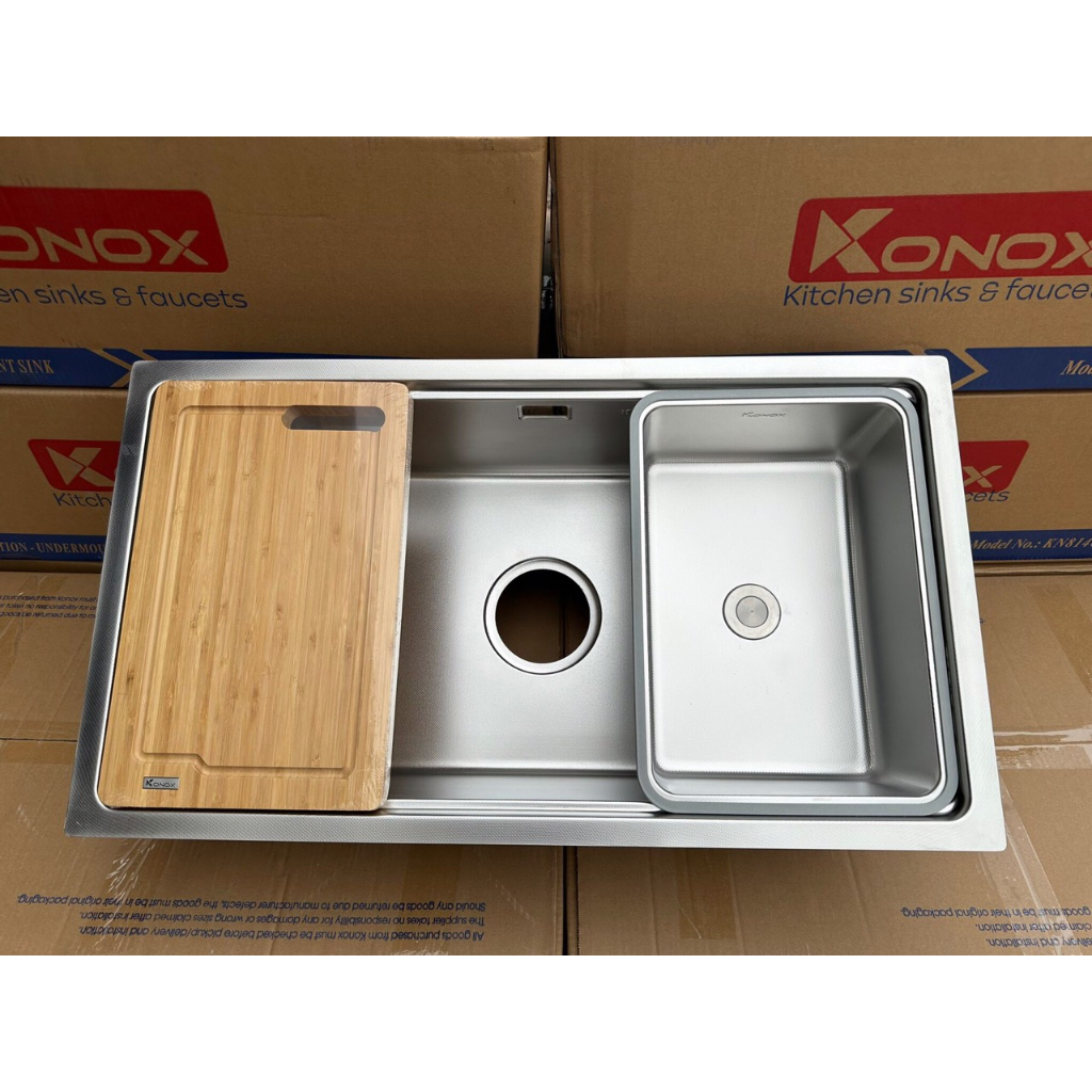 Chậu rửa nhỏ gác bồn rửa chén CD02, CD01, CD03 Konox