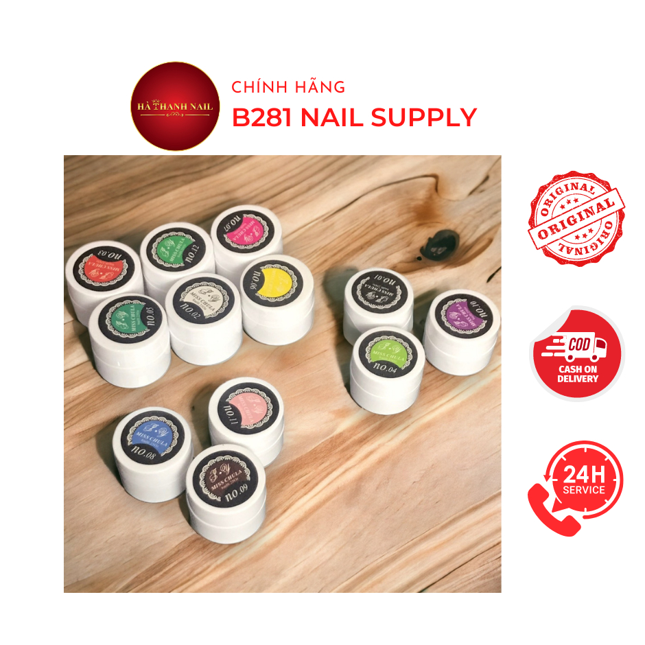 Gel Vẽ Nail , Vẽ Móng 12 Màu Siêu Đặc JY