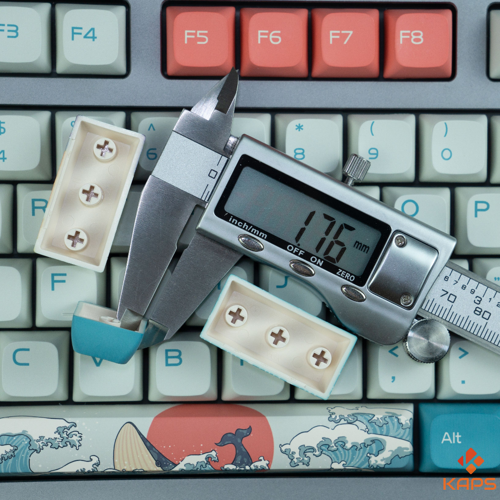 Keycap Coral Sea PBT profile XDA in dyesub 126 nút cho bàn phím cơ layout 108/104/98/87/84/75/68/64/61