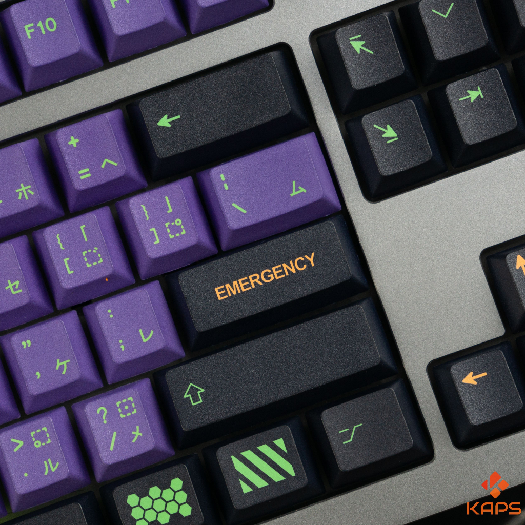 Keycap Eva PBT profile Cherry in dyesub 134 nút cho bàn phím cơ layout 108/104/98/87/84/75/68/64/61