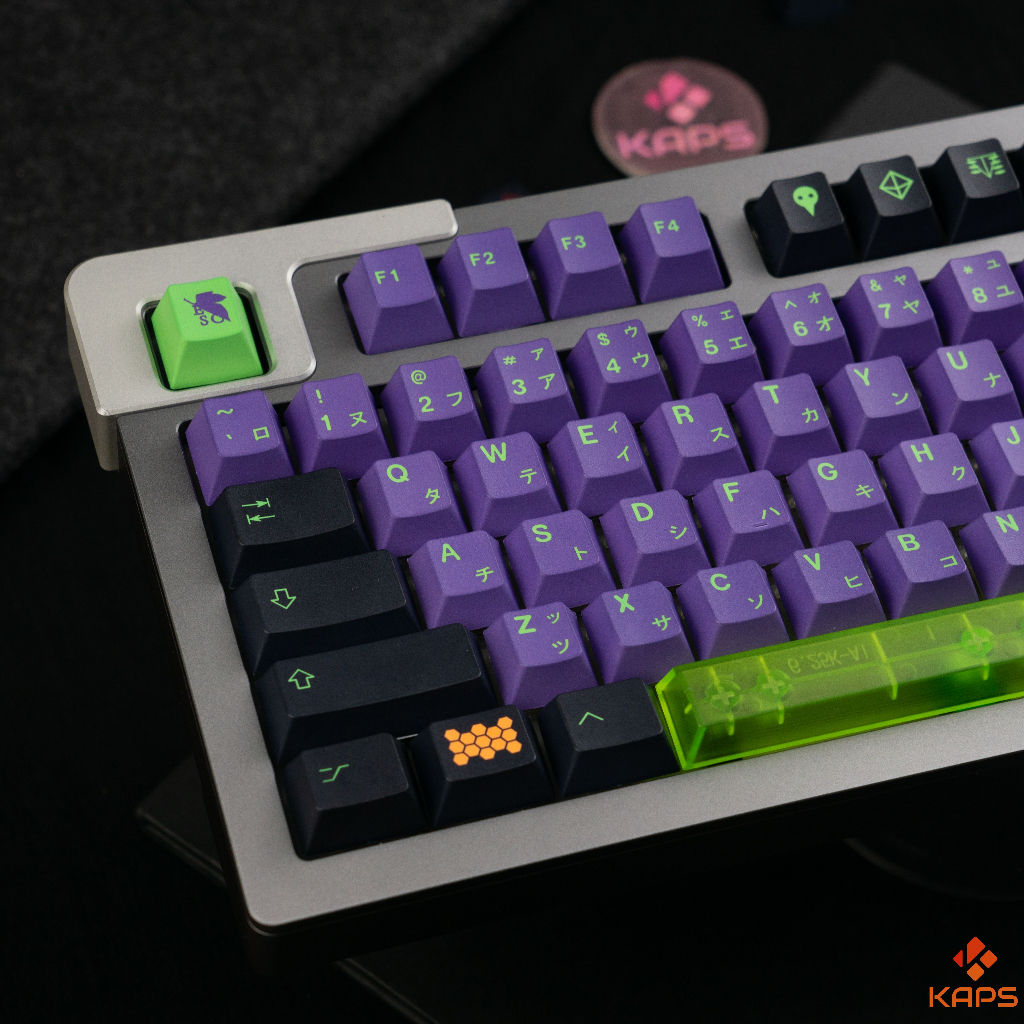 Keycap Eva PBT profile Cherry in dyesub 134 nút cho bàn phím cơ layout 108/104/98/87/84/75/68/64/61