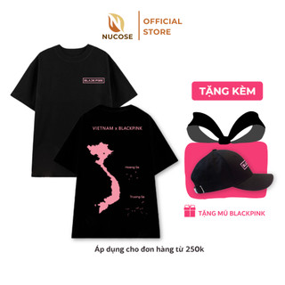 Áo thun BlackPink cao cấp tee, Áo phông Unisex tay lỡ form rộng chất cotton cao su