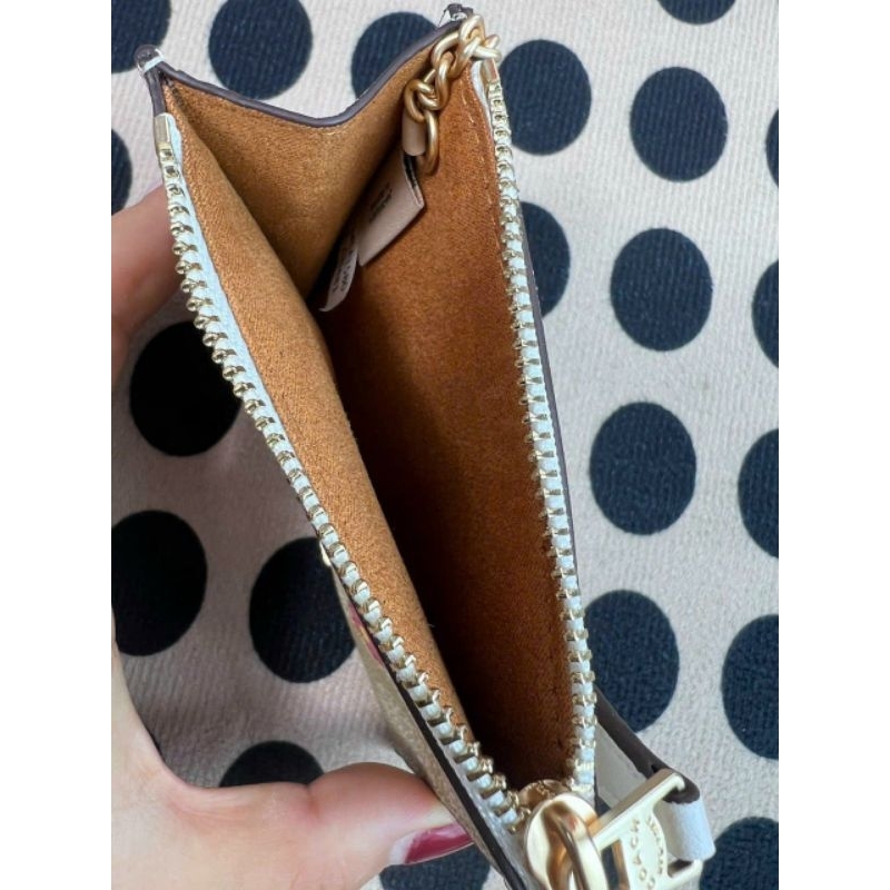 ✨✨Mini Skinny Id Case In Signature Canvas With Heart Cherry Print✨Mẫu ví card siêu xinh