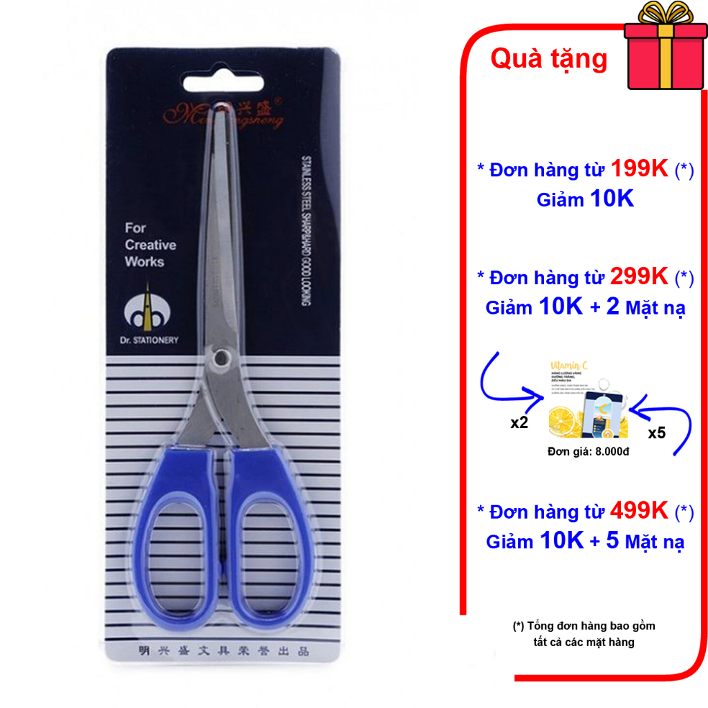 2 cây kéo văn phòng 180mm