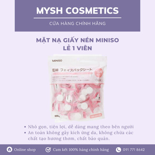 Mặt nạ nén Miniso Nhật Bản dưỡng da