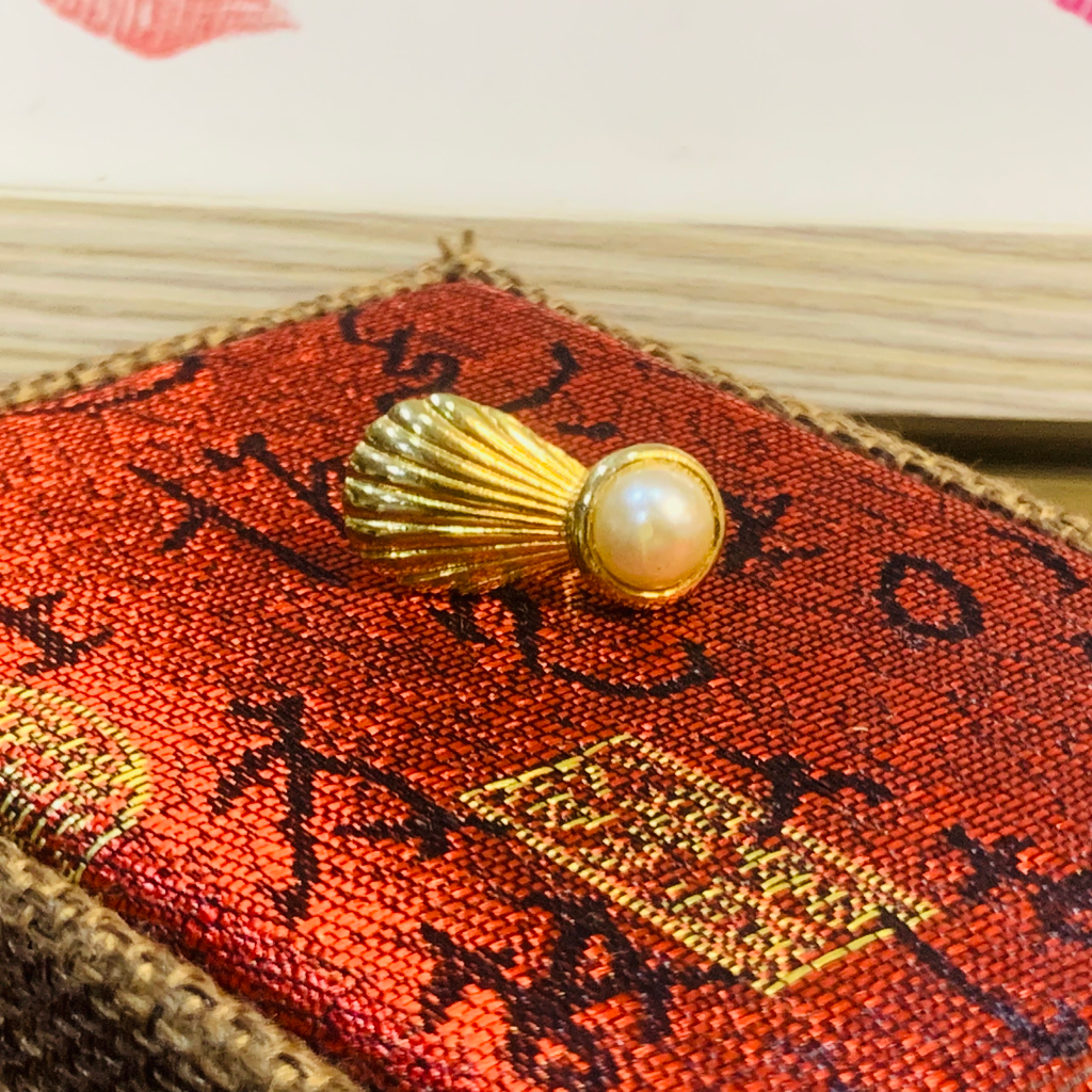 1307 Bông tai lẻ chiếc, Bất đối xứng cá tính Độc lạ | Vintage || Si Nhật | Japan | 2HAND