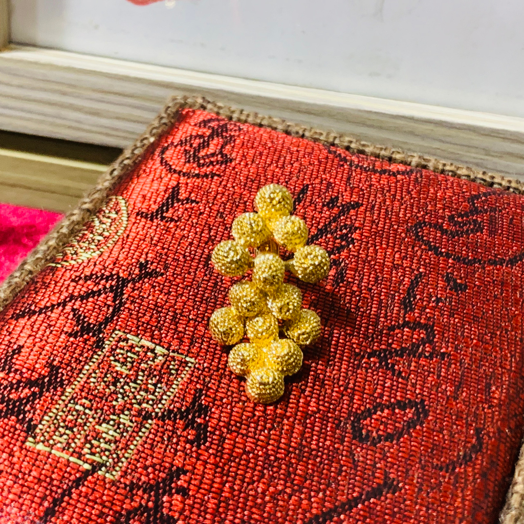 1407 Bông tai lẻ chiếc, Bất đối xứng cá tính Độc lạ | Vintage || Si Nhật | Japan | 2HAND