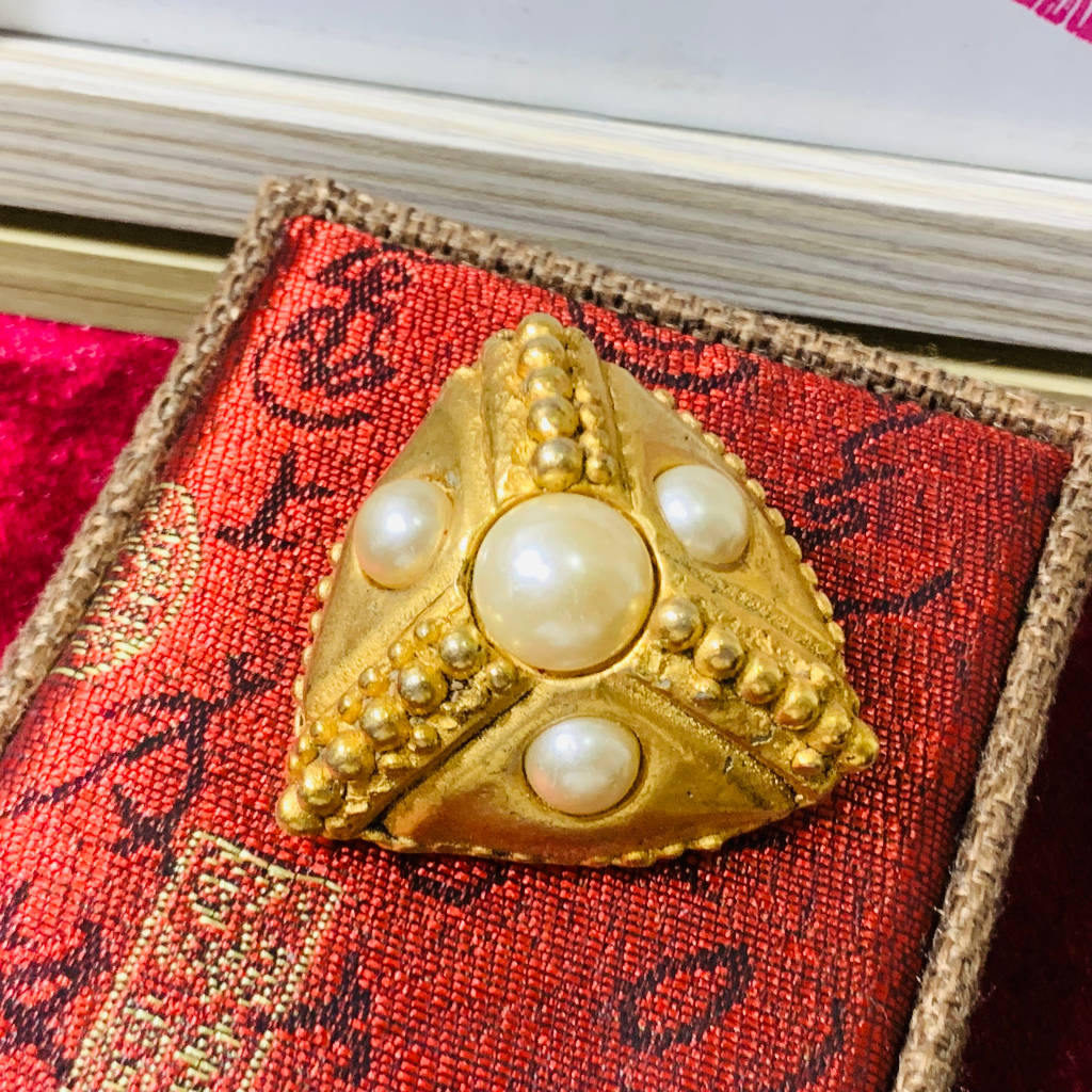 1407 Bông tai lẻ chiếc, Bất đối xứng cá tính Độc lạ | Vintage || Si Nhật | Japan | 2HAND