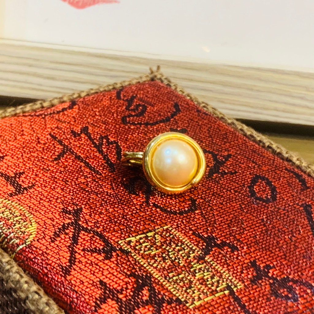 1307 Bông tai lẻ chiếc, Bất đối xứng cá tính Độc lạ | Vintage || Si Nhật | Japan | 2HAND