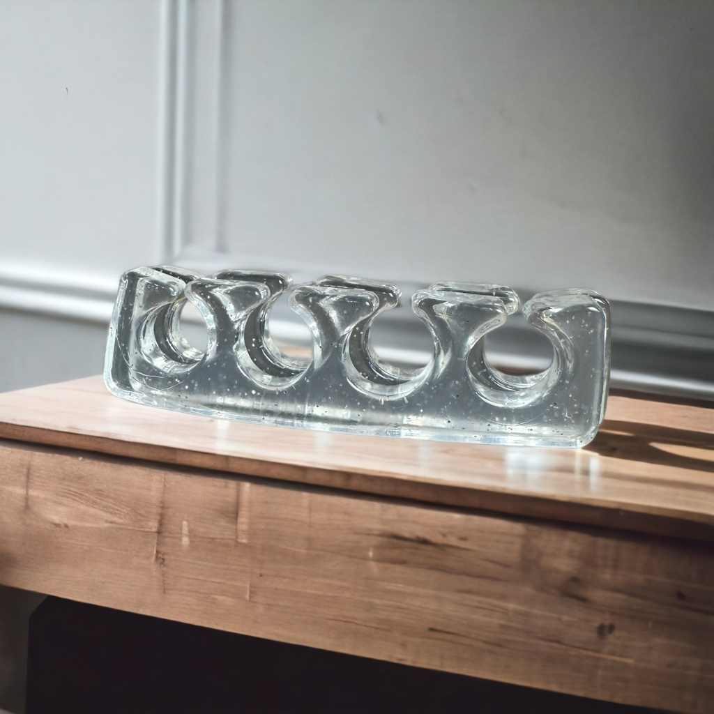 Bộ tách ngón silicon, kẹp tách ngón chân làm nail 2 cái