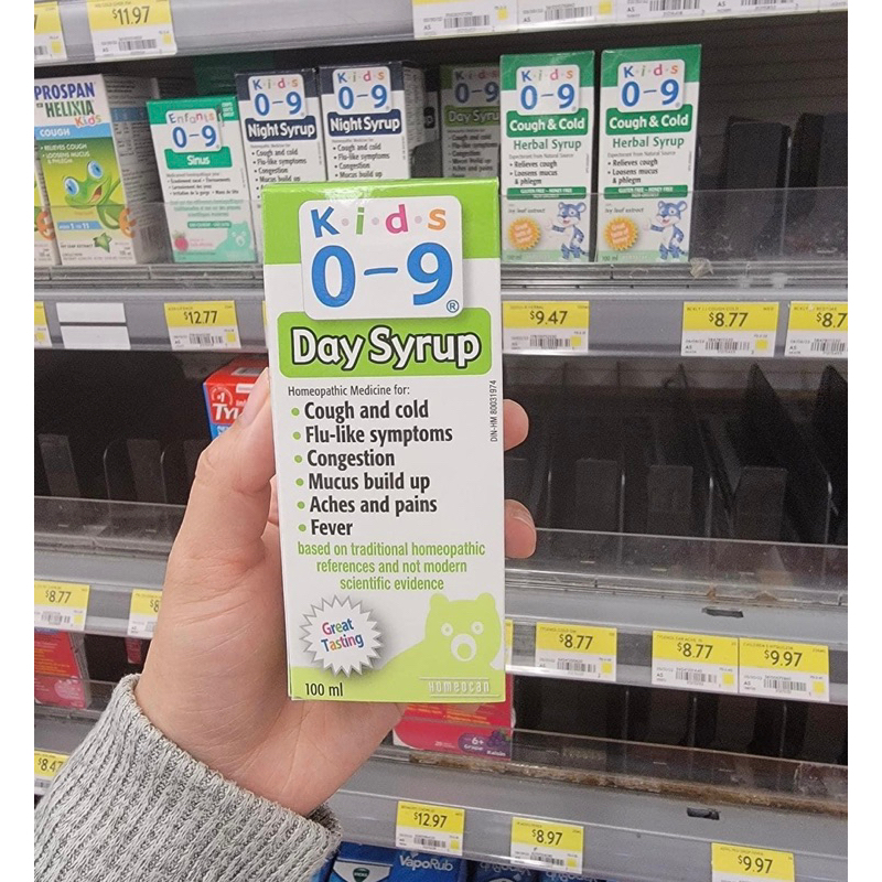COUGH & COLD SYRUP FOR KIDS cho bé từ 0 đến 9 tuổi