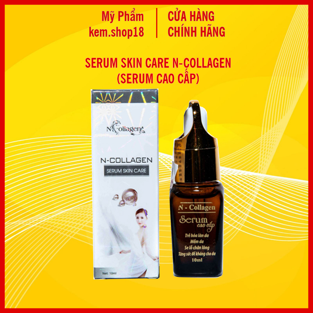 Serum Cao Cấp COLLAGEN chính hãng N'Collagen dưỡng trắng da ngăn ngừa mụn mờ thâm giá sỉ