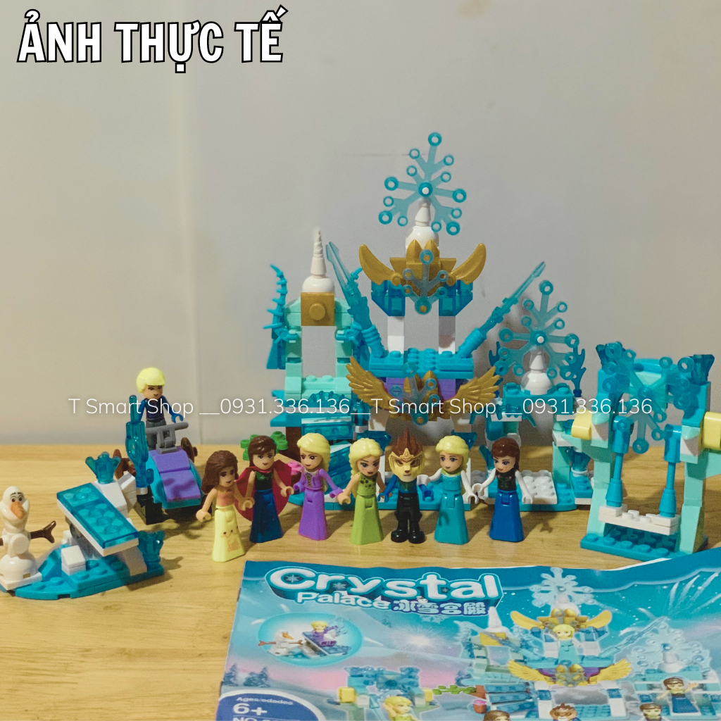 Đồ chơi lego cho bé gái: lego lâu đài công chúa Elsa, lego lâu đài cổ tích, biển hoa, đại dương