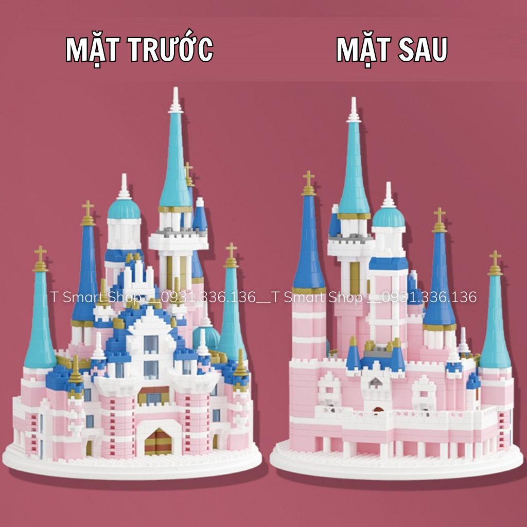 Đồ chơi lego cho bé gái: lego lâu đài công chúa Elsa, lego lâu đài cổ tích, biển hoa, đại dương